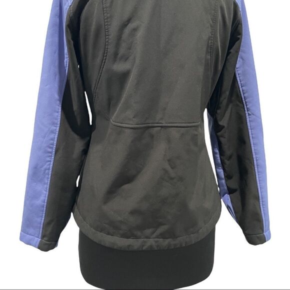 𝅺free Country Purple And Black Softshell Jacket Sz S - Picture 9 of 16